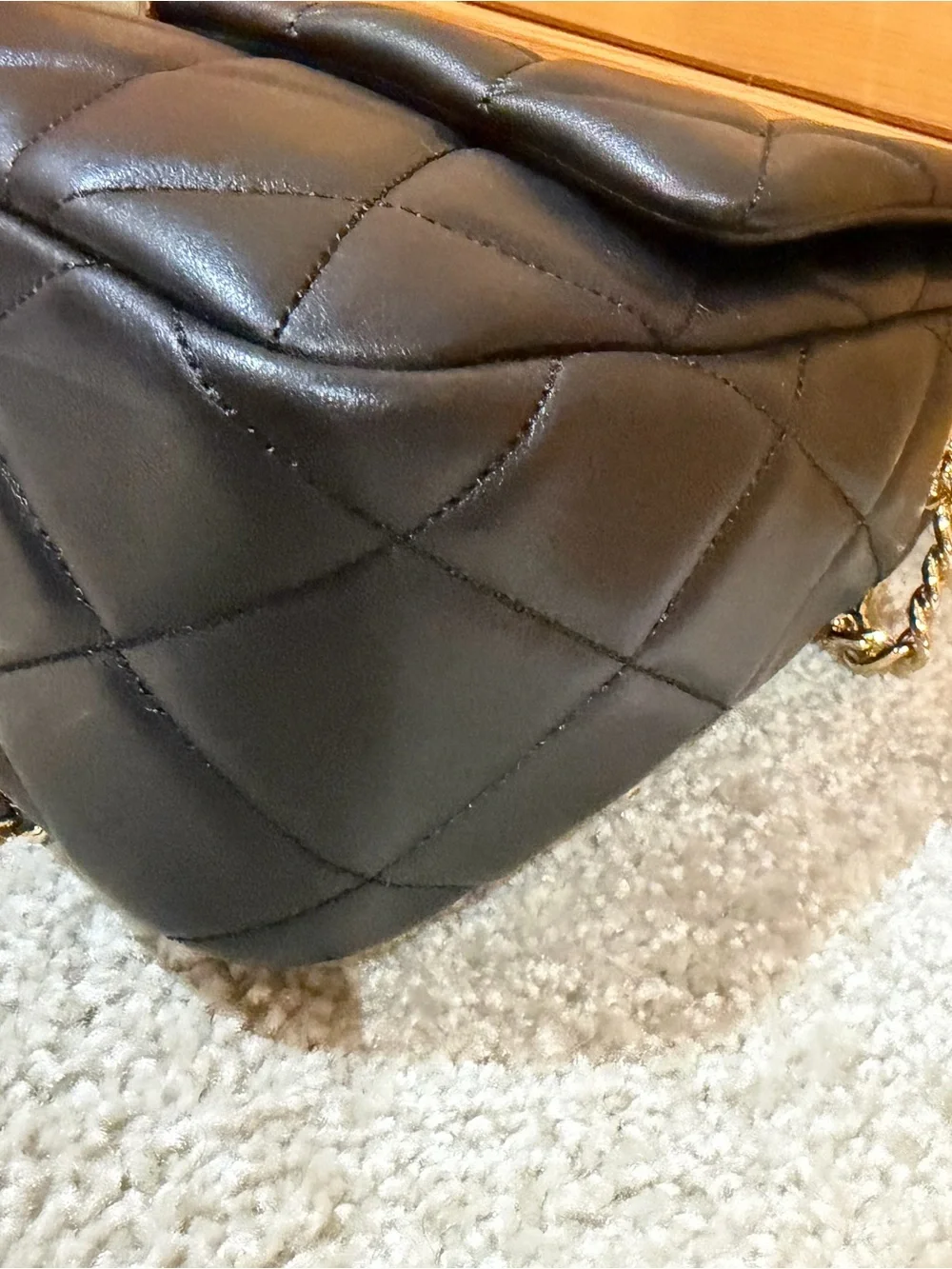 Kate spade Black Quilted Chain-Strap Shoulder Bag